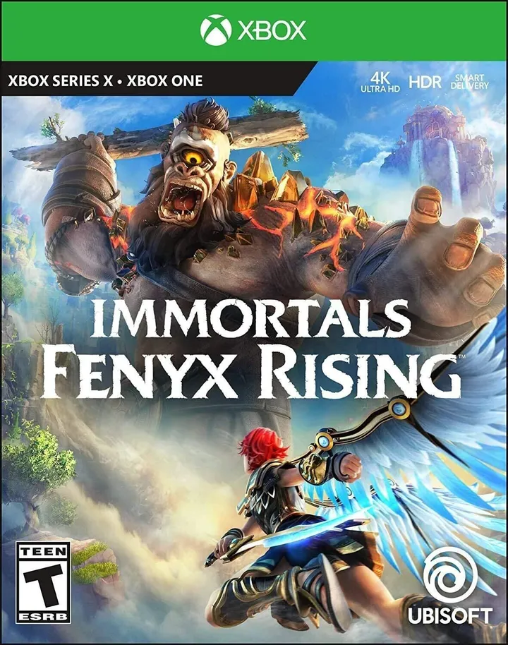 Portada de Immortals Fenyx Rising