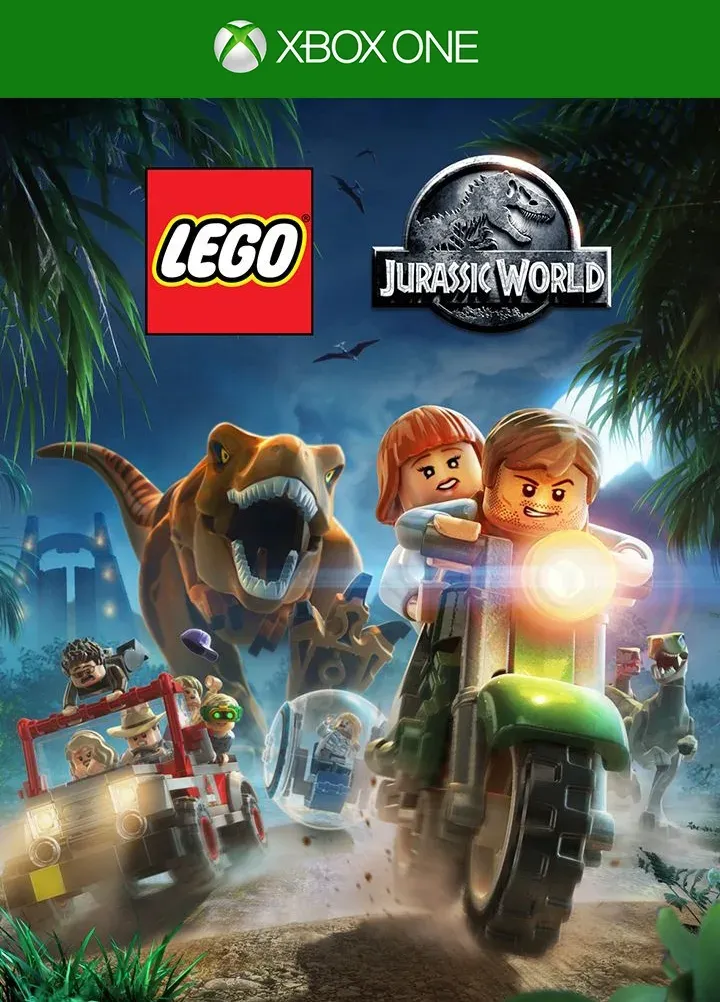 Portada de lego Jurassic world