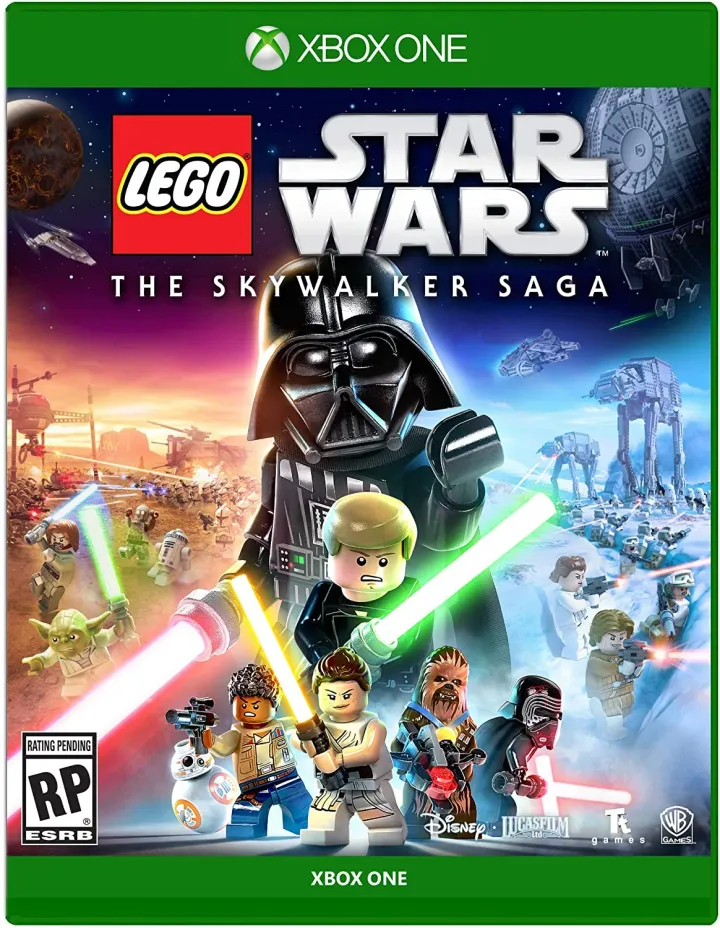 Portada de lego starwars  skywalker saga