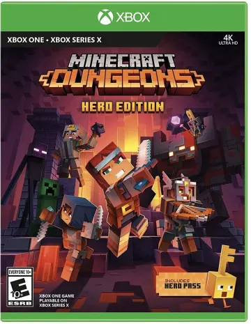 Portada de Minecraft Dungeons