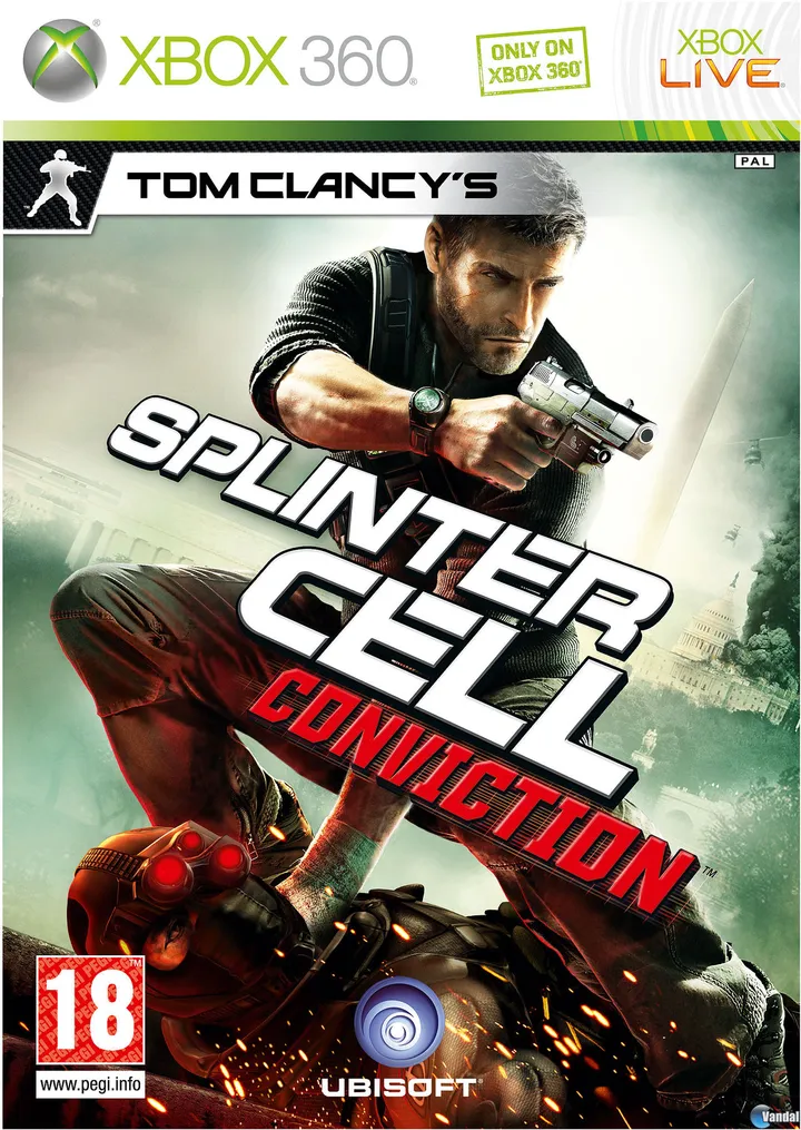 Portada de SPLINTERCELL CONVICTION